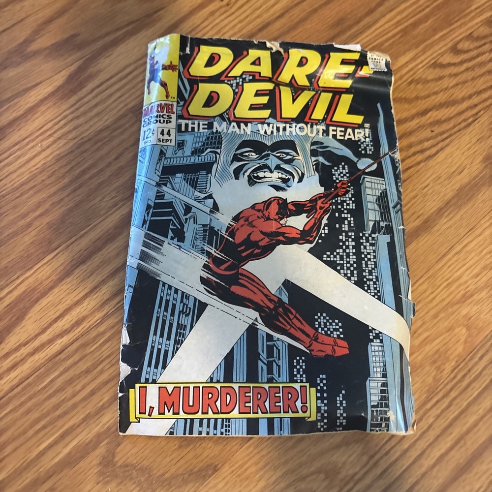 Daredevil #44 FN- Colan Jester Foggy Nelson Debbie Harris 1968 Rips/Tears